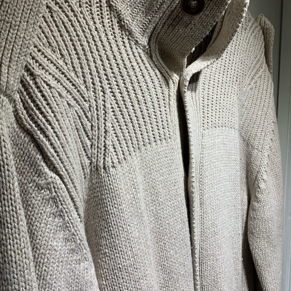 Big Buttoned Cardigan Sweater